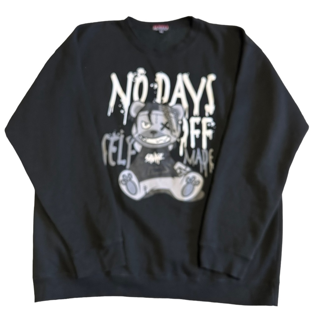 3Forty Premum Knitwear "Self-Made" Logo Sweatshirt Size 2XL